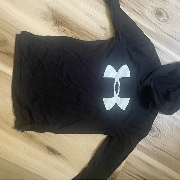 Under Armour Other - Under Armour Black Sweatshirt with White Logo